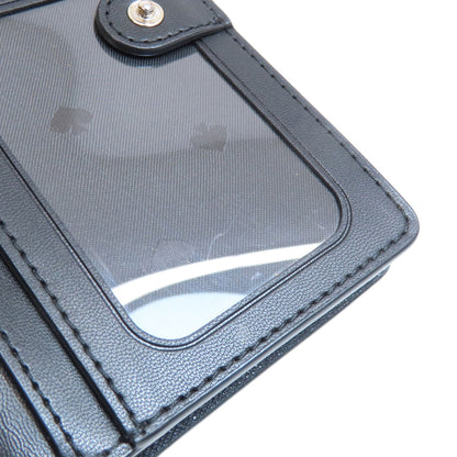 kate spade Logo Hardware Bifold Wallet with Coin Pocket PVC Ladies [Used]
