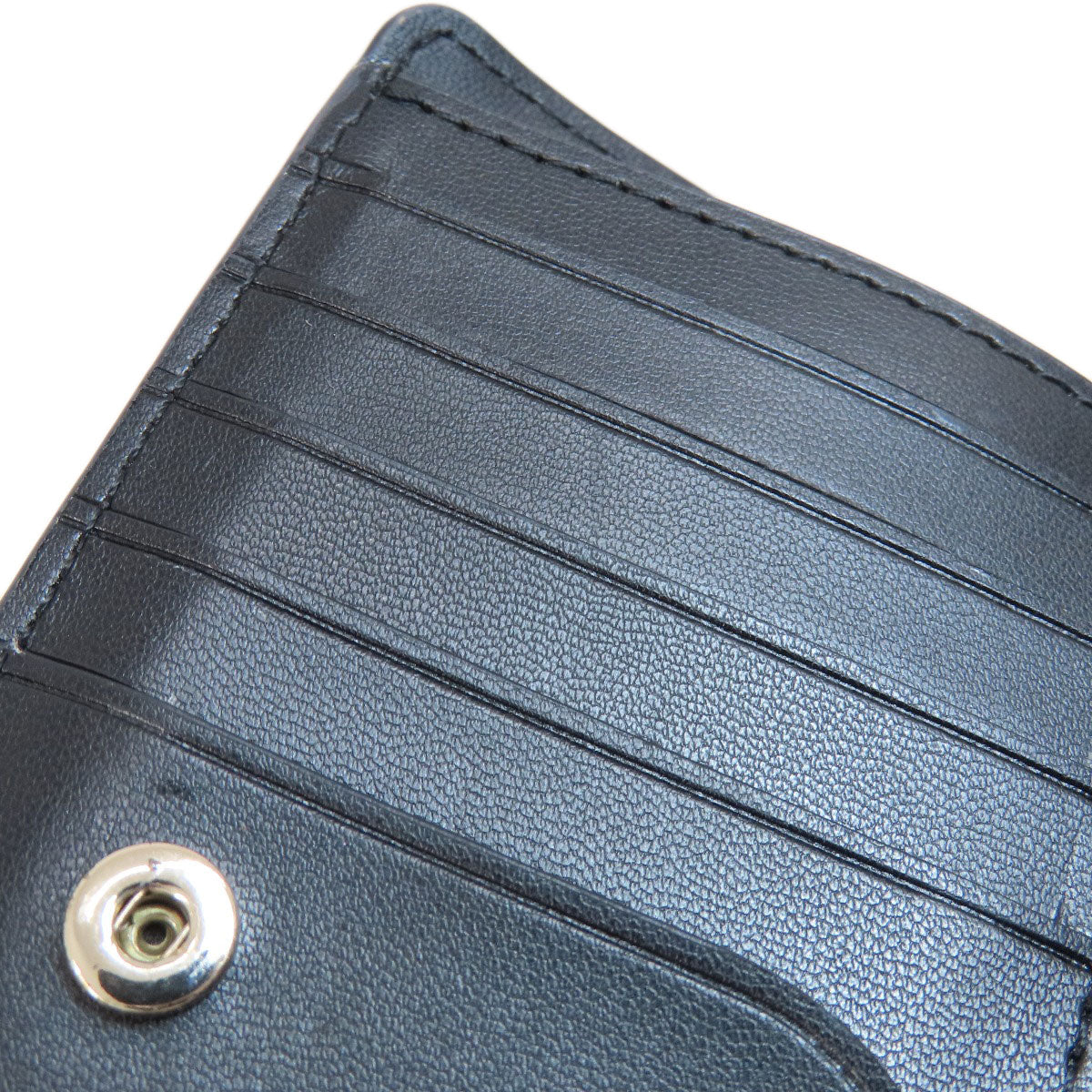 kate spade Logo Hardware Bifold Wallet with Coin Pocket PVC Ladies [Used]