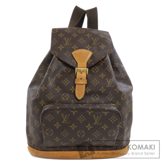 LOUIS VUITTON  M51135 Backpack Â· Daypack MontsourisGM Monogram canvas Ladies