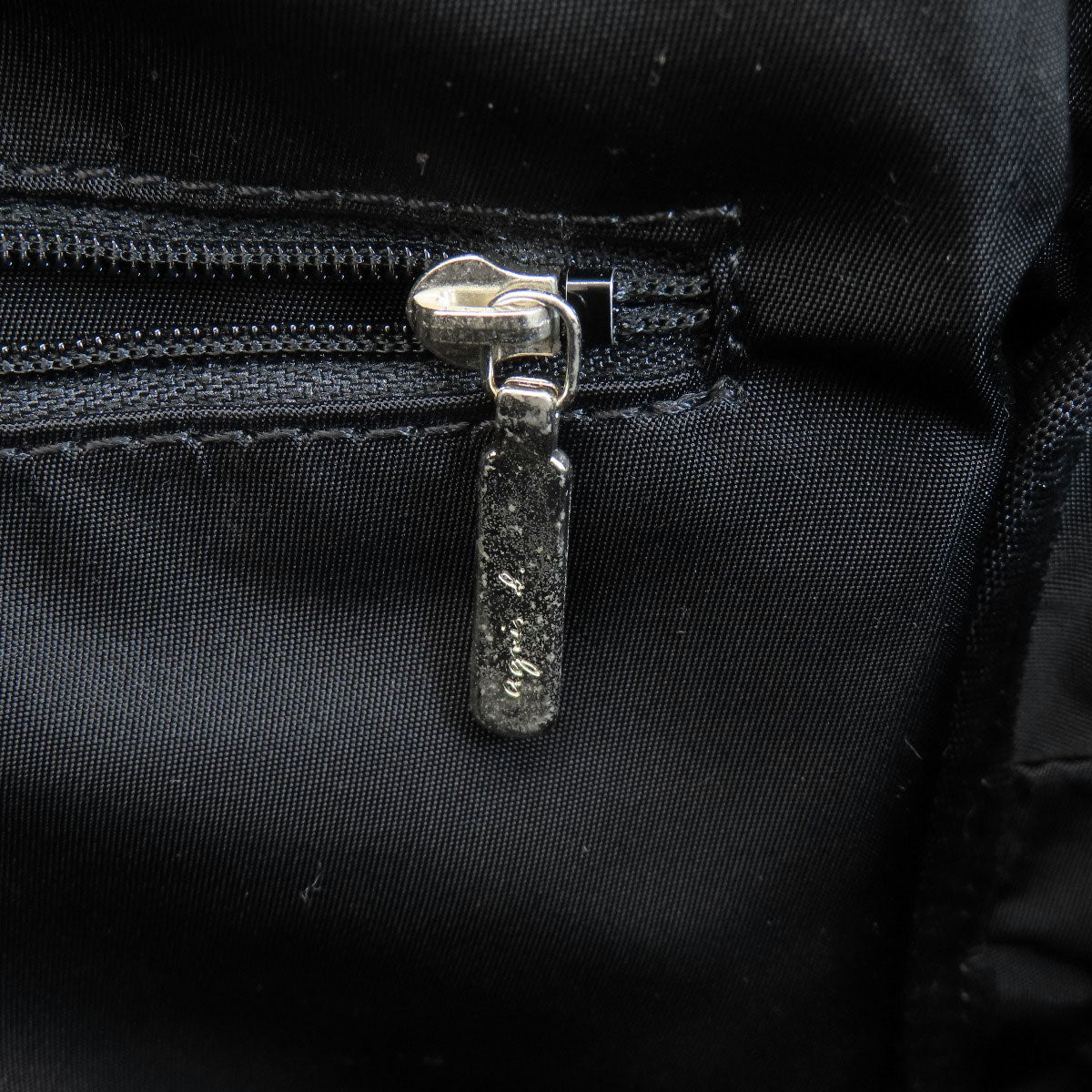 agnes b. logo Tote Bag Nylon Ladies [Used]