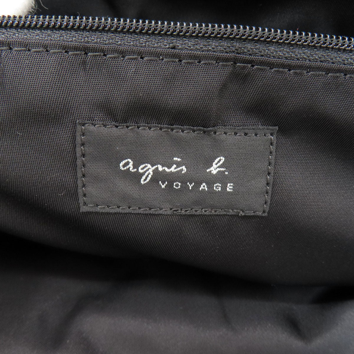 agnes b. logo Tote Bag Nylon Ladies [Used]