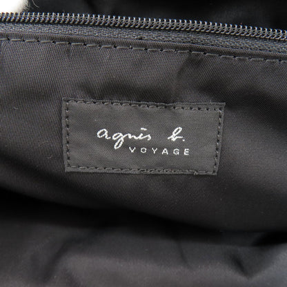 agnes b.   Tote Bag logo Nylon Ladies