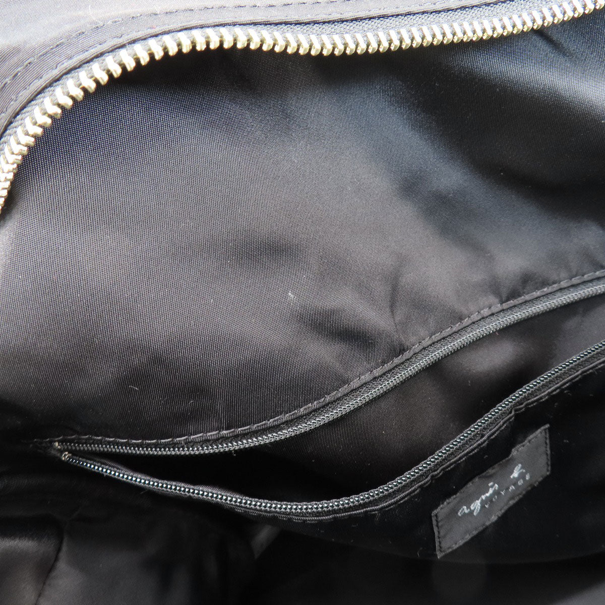 agnes b. logo Tote Bag Nylon Ladies [Used]