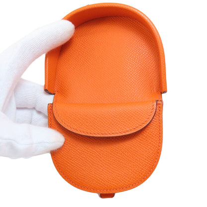 HERMES   coin purse Simple design Epsom Ladies