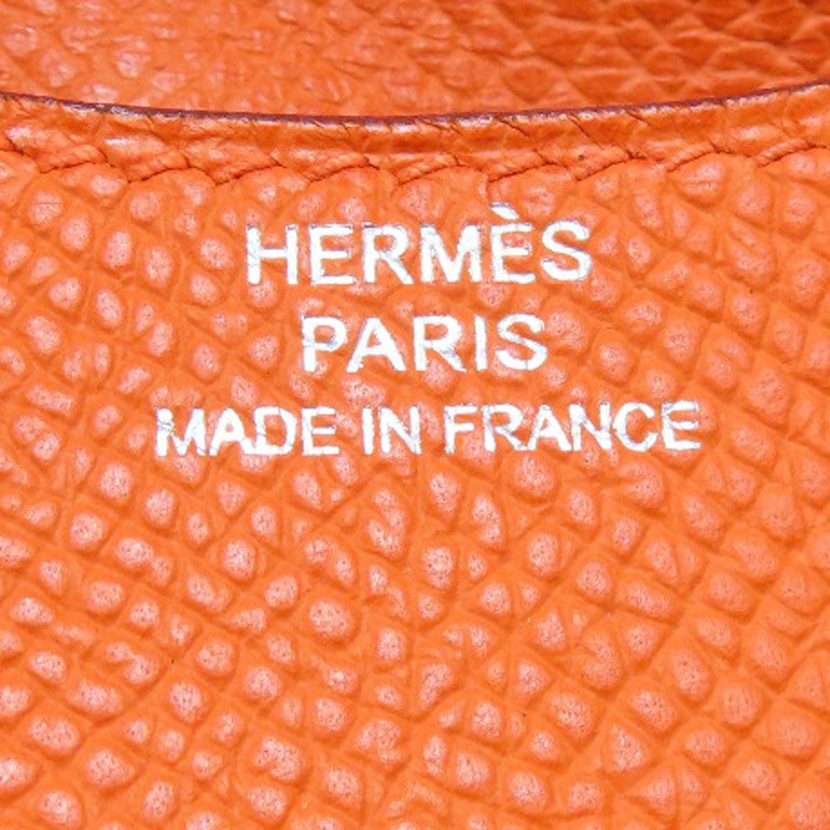 HERMES   coin purse Simple design Epsom Ladies