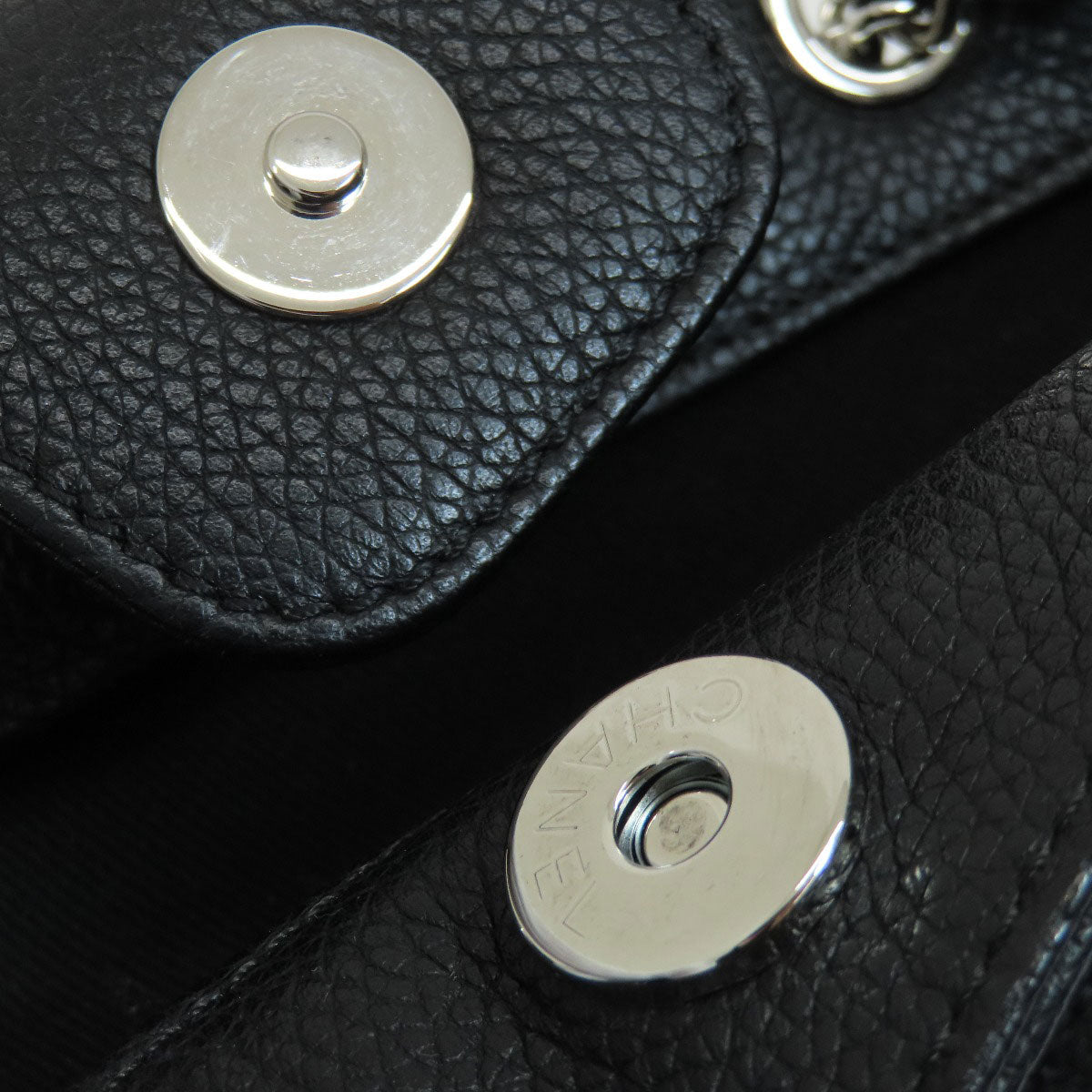 CHANEL Chain bag COCO Mark Silver Hardware Tote Bag Calf Ladies [Used]