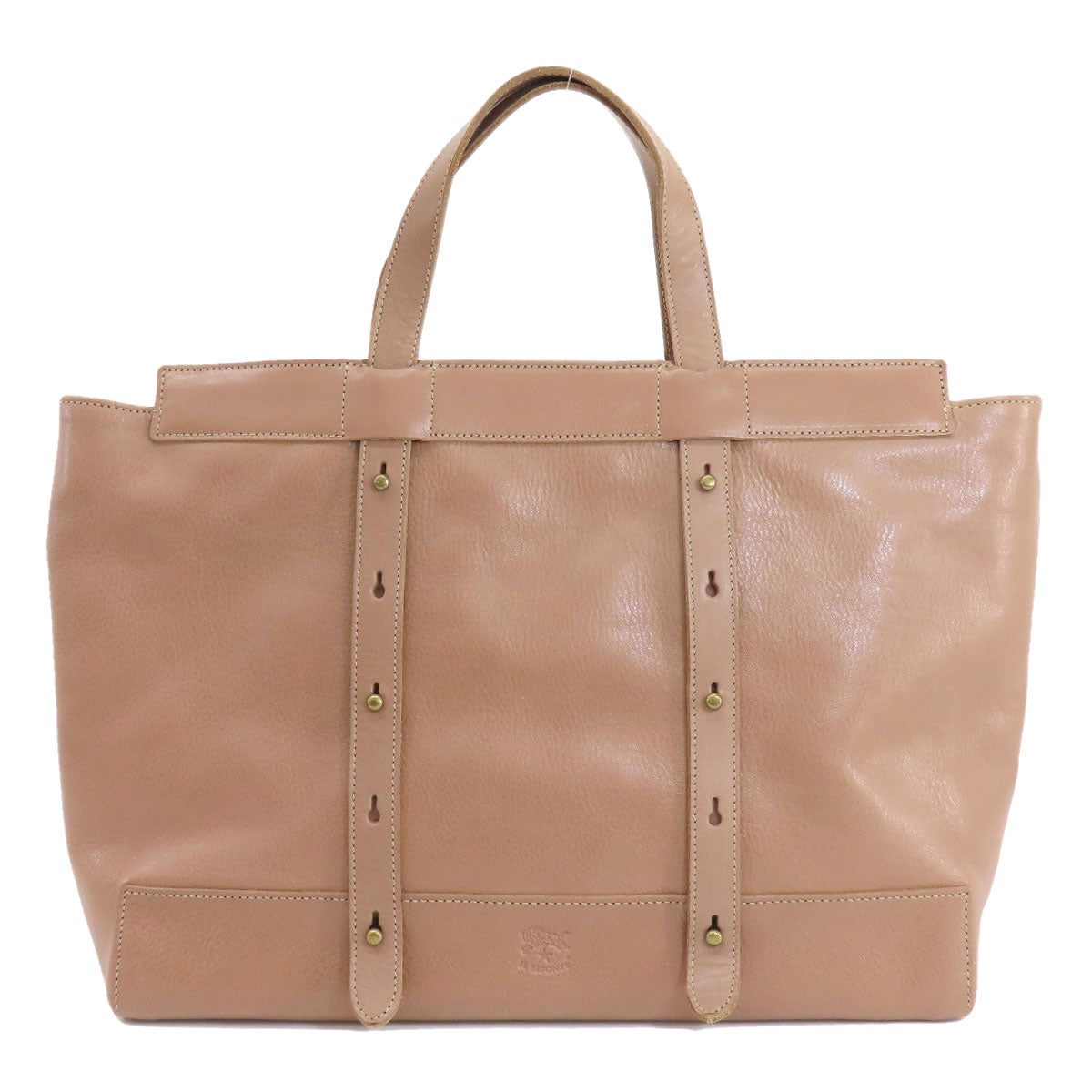 IL BISONTE   Tote Bag logo Leather Ladies