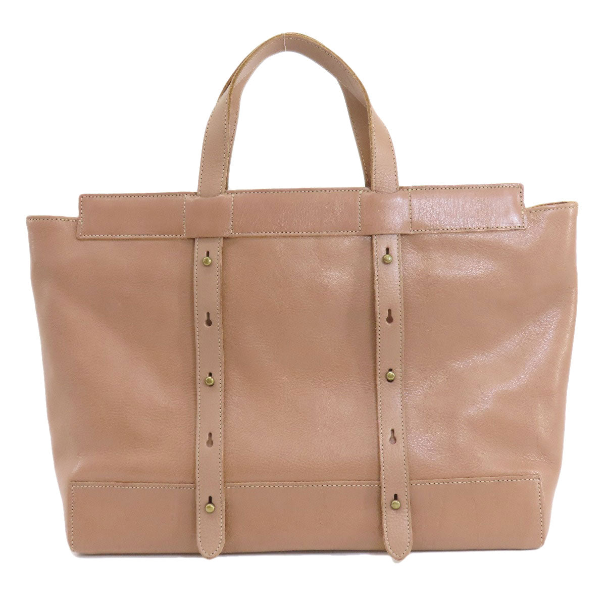 IL BISONTE   Tote Bag logo Leather Ladies