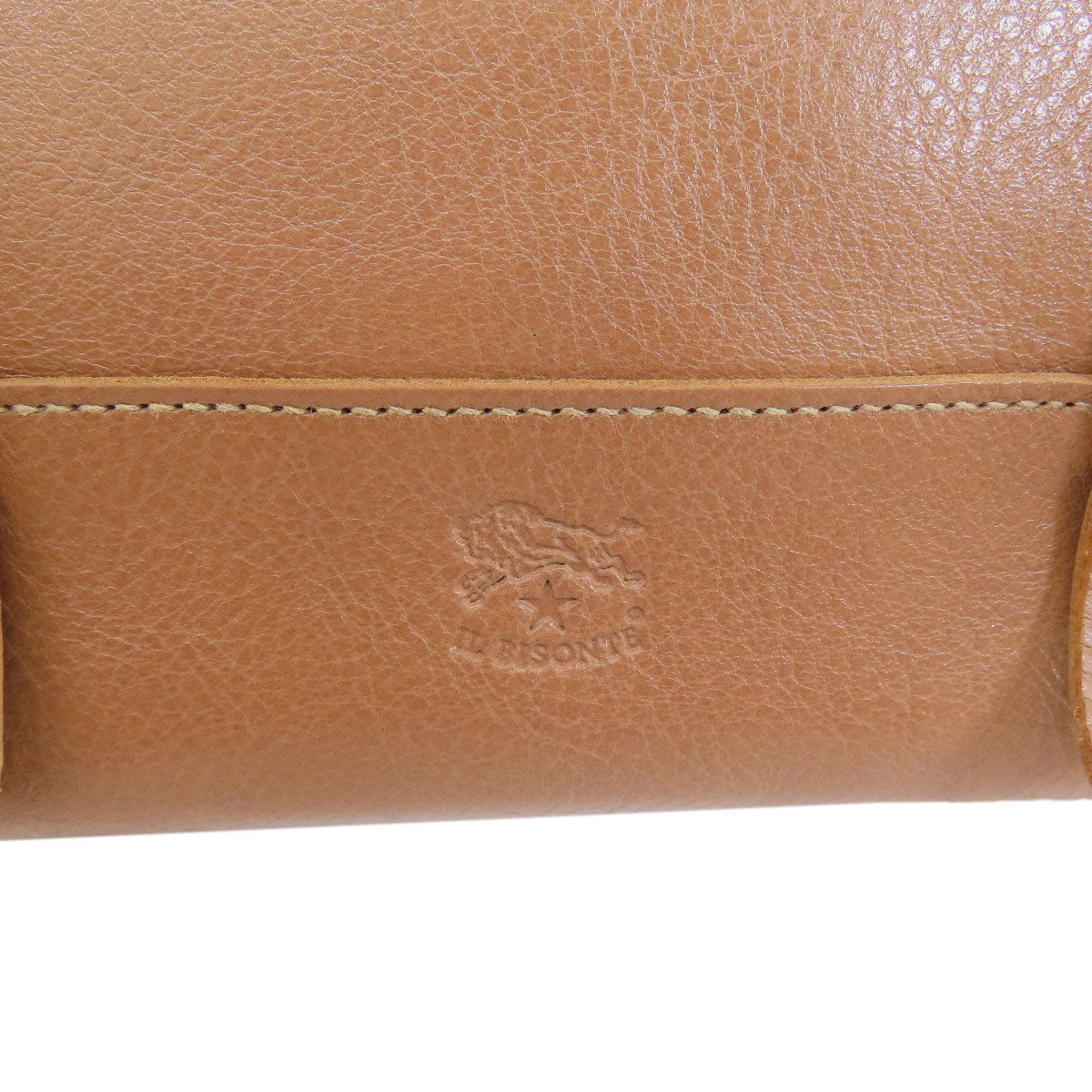 IL BISONTE   Tote Bag logo Leather Ladies