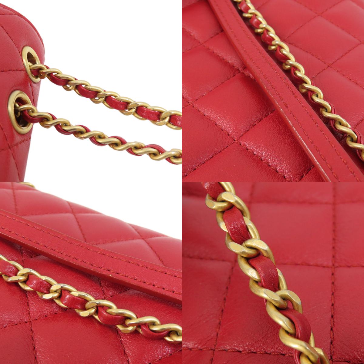 CHANEL ChainShoulder Matelasse SilverHardware Shoulder Bag Lambskin Ladies [Used]