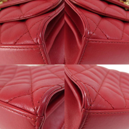 CHANEL ChainShoulder Matelasse SilverHardware Shoulder Bag Lambskin Ladies [Used]