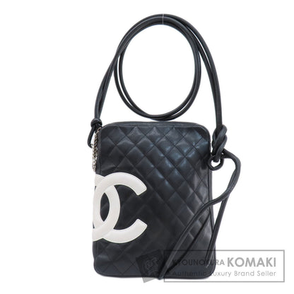 CHANEL   Shoulder Bag CAMBON LINE SilverHardware Calf Ladies