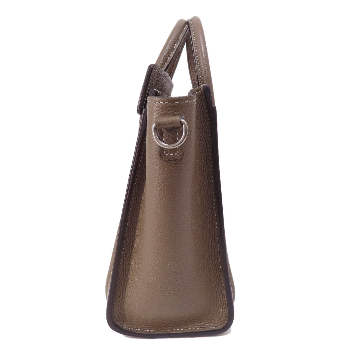 CELINE Luggage nano 2 WAY Handbag Calf Ladies [Used]