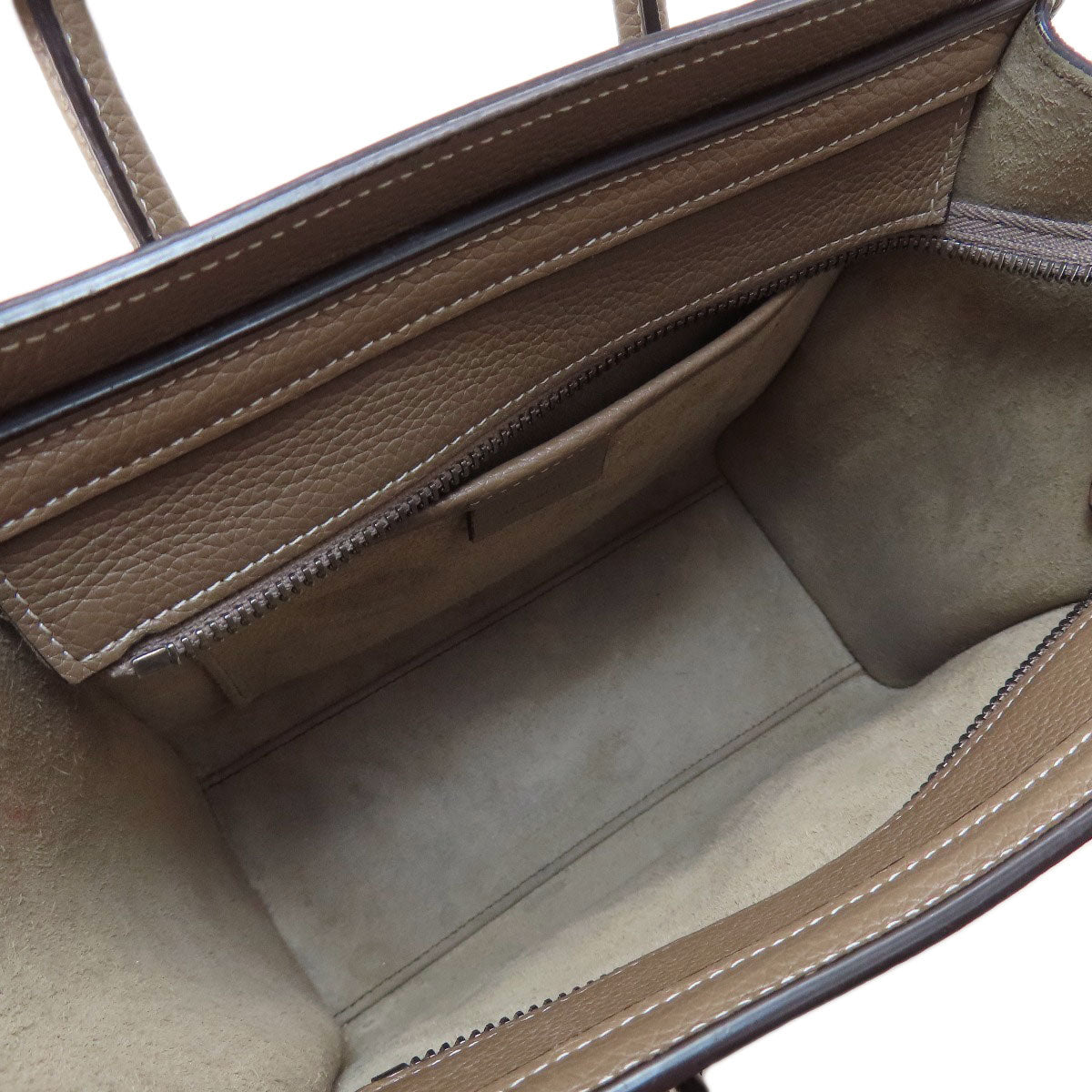 CELINE Luggage nano 2 WAY Handbag Calf Ladies [Used]