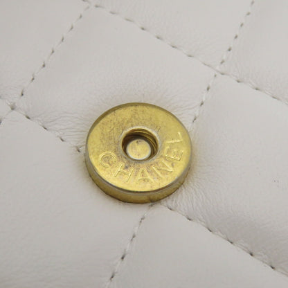 CHANEL Chain Wallet COCO Mark Matelasse Shoulder Bag Lambskin Ladies [Used]