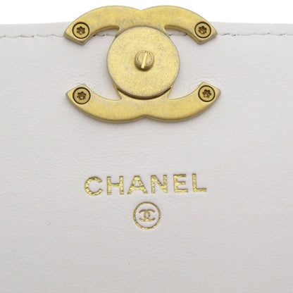 CHANEL   Shoulder Bag Chain Wallet COCO Mark Matelasse Lambskin Ladies