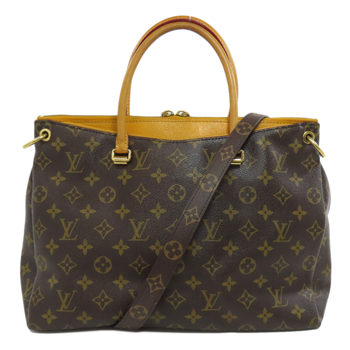 ルイヴィトン M40929 パラスMM トートバッグ モノグラムキャンバス レディース 【中古】【LOUIS VUITTON】