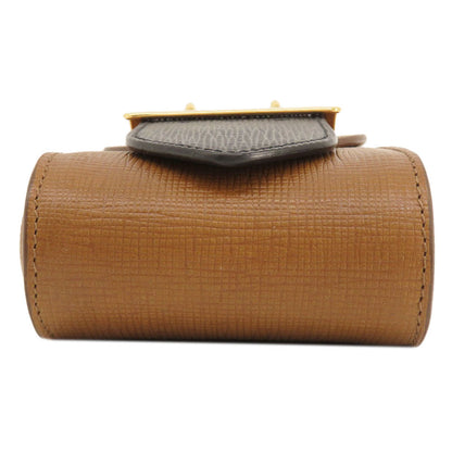 BURBERRY 3WAY Belt Motif Shoulder Bag Leather Ladies [Used]