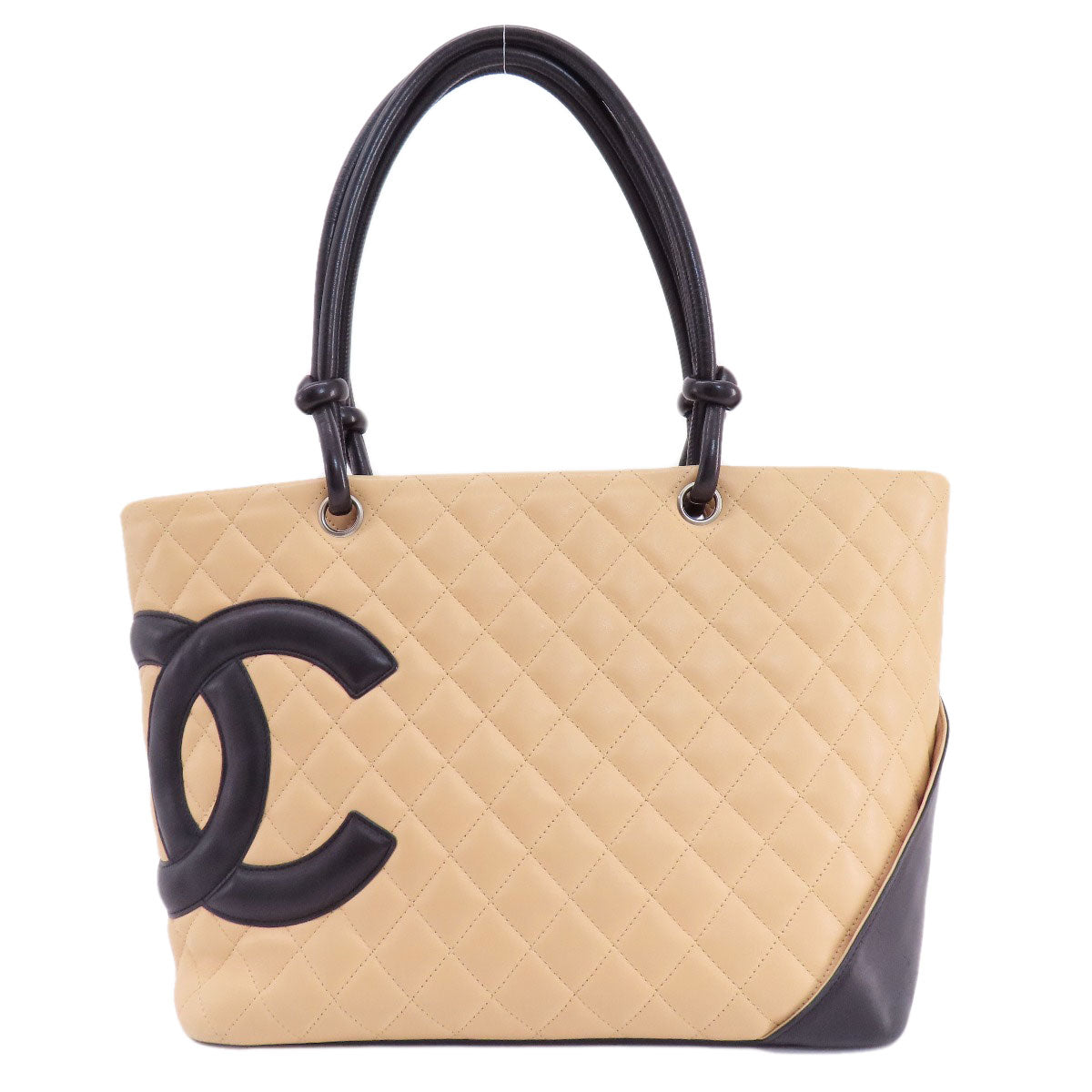 CHANEL   Tote Bag CAMBON LINE SilverHardware Calf Ladies