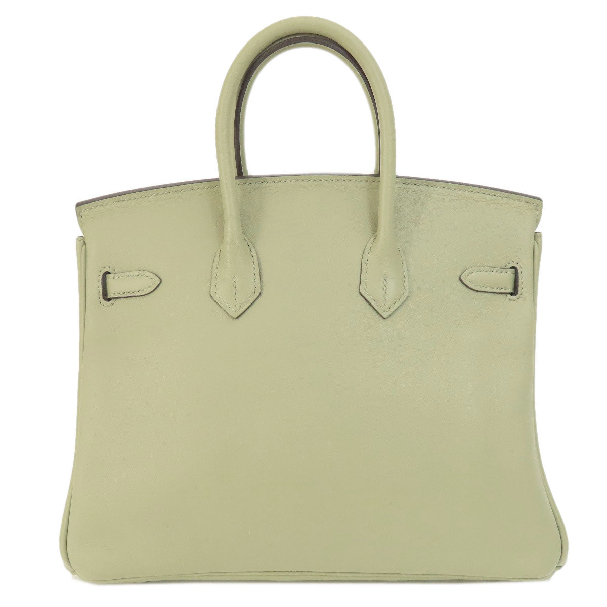 HERMES   Handbag Birkin 25 Green SilverHardware Swift Ladies