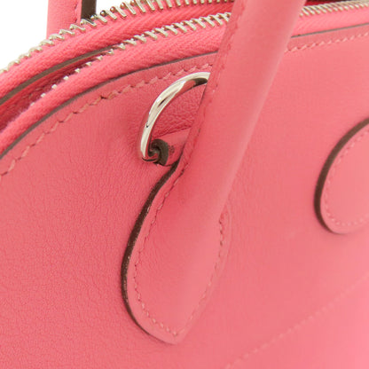 HERMES Bolide27 Pink SilverHardware Handbag Swift Ladies [Used]