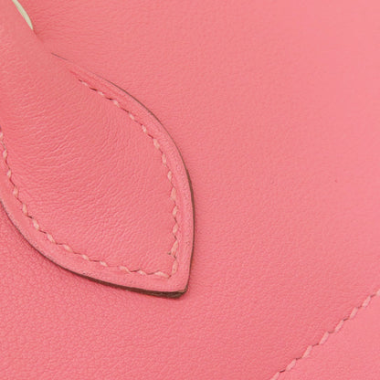 HERMES Bolide27 Pink SilverHardware Handbag Swift Ladies [Used]