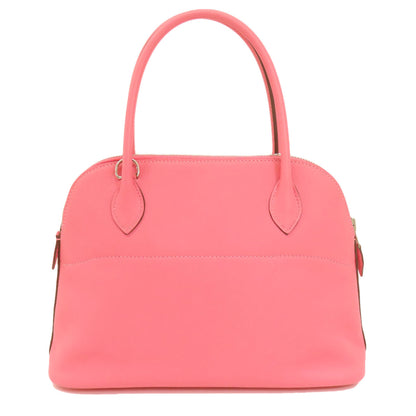 HERMES Bolide27 Pink SilverHardware Handbag Swift Ladies [Used]