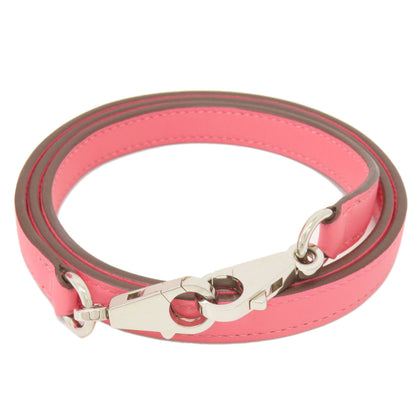 HERMES Bolide27 Pink SilverHardware Handbag Swift Ladies [Used]