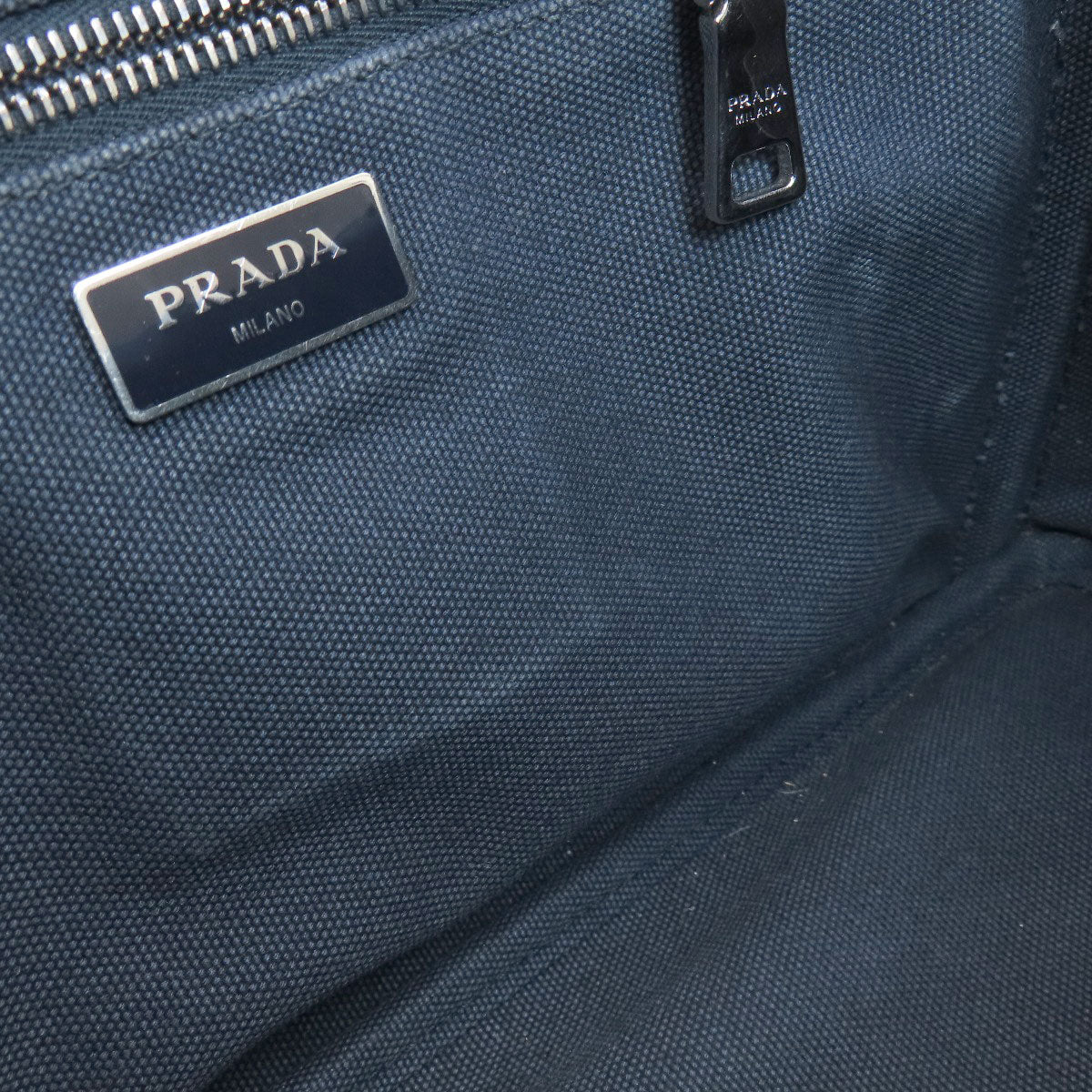 PRADA 1BG439 Canapa mini 2 WAY Handbag Canvas Ladies [Used]