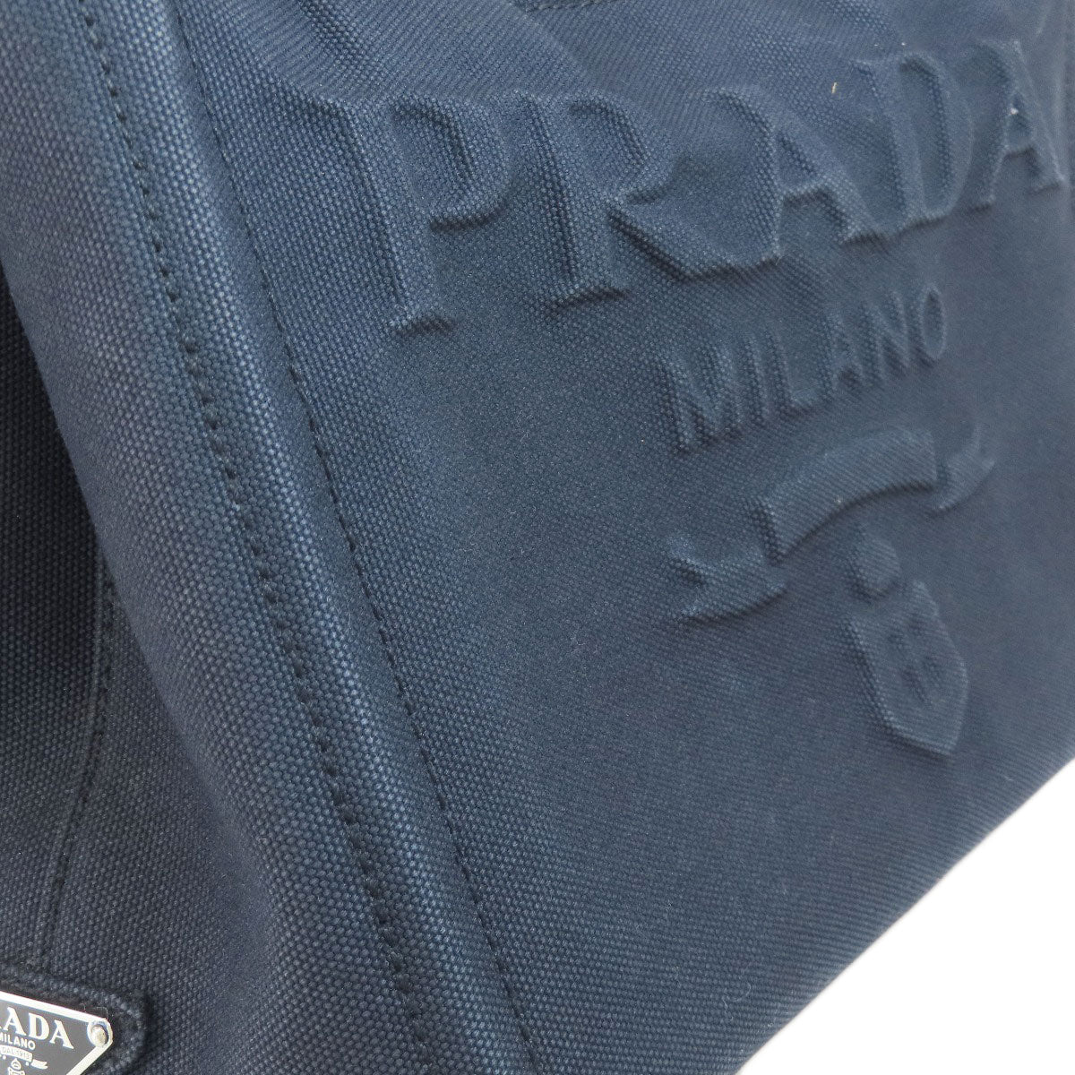 PRADA 1BG439 Canapa mini 2 WAY Handbag Canvas Ladies [Used]