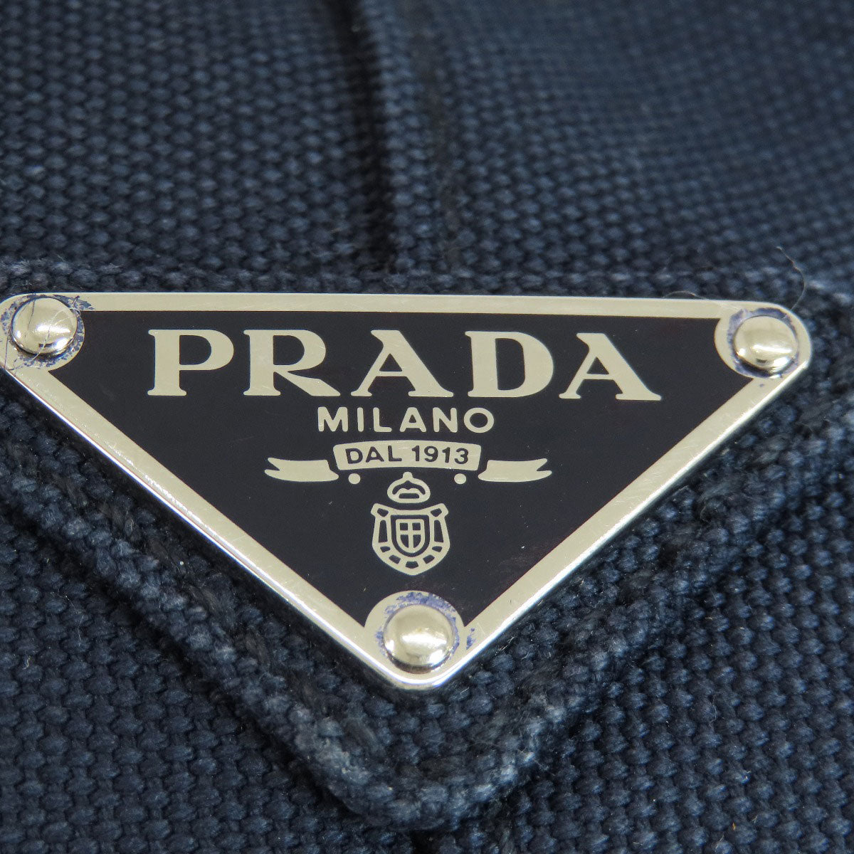 PRADA 1BG439 Canapa mini 2 WAY Handbag Canvas Ladies [Used]