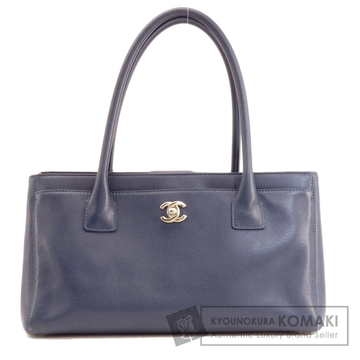 CHANEL   Handbag Executive Tote SilverHardware Calf Ladies