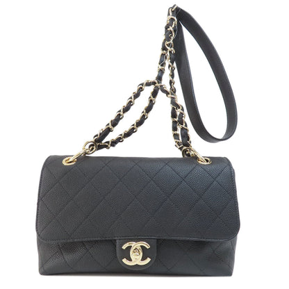 CHANEL   Handbag 2WAY Matelasse GoldHardware Soft Caviar skin Ladies