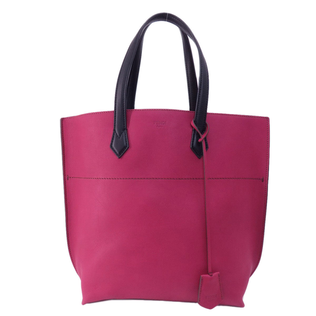 FENDI logo Tote Bag Calf Ladies [Used]