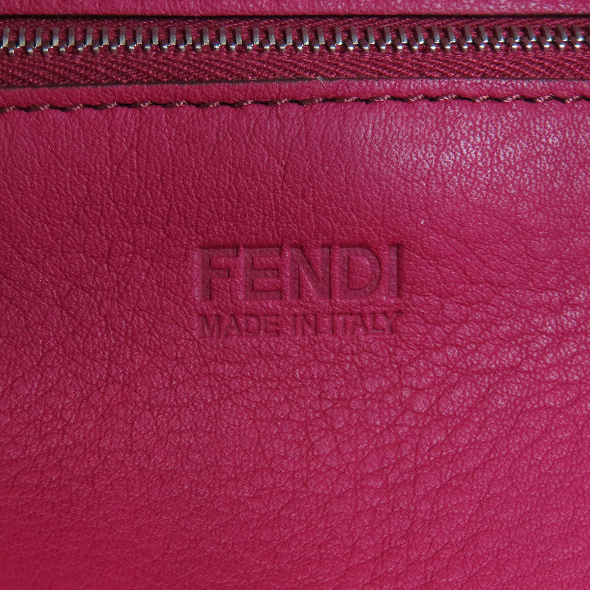 FENDI logo Tote Bag Calf Ladies [Used]