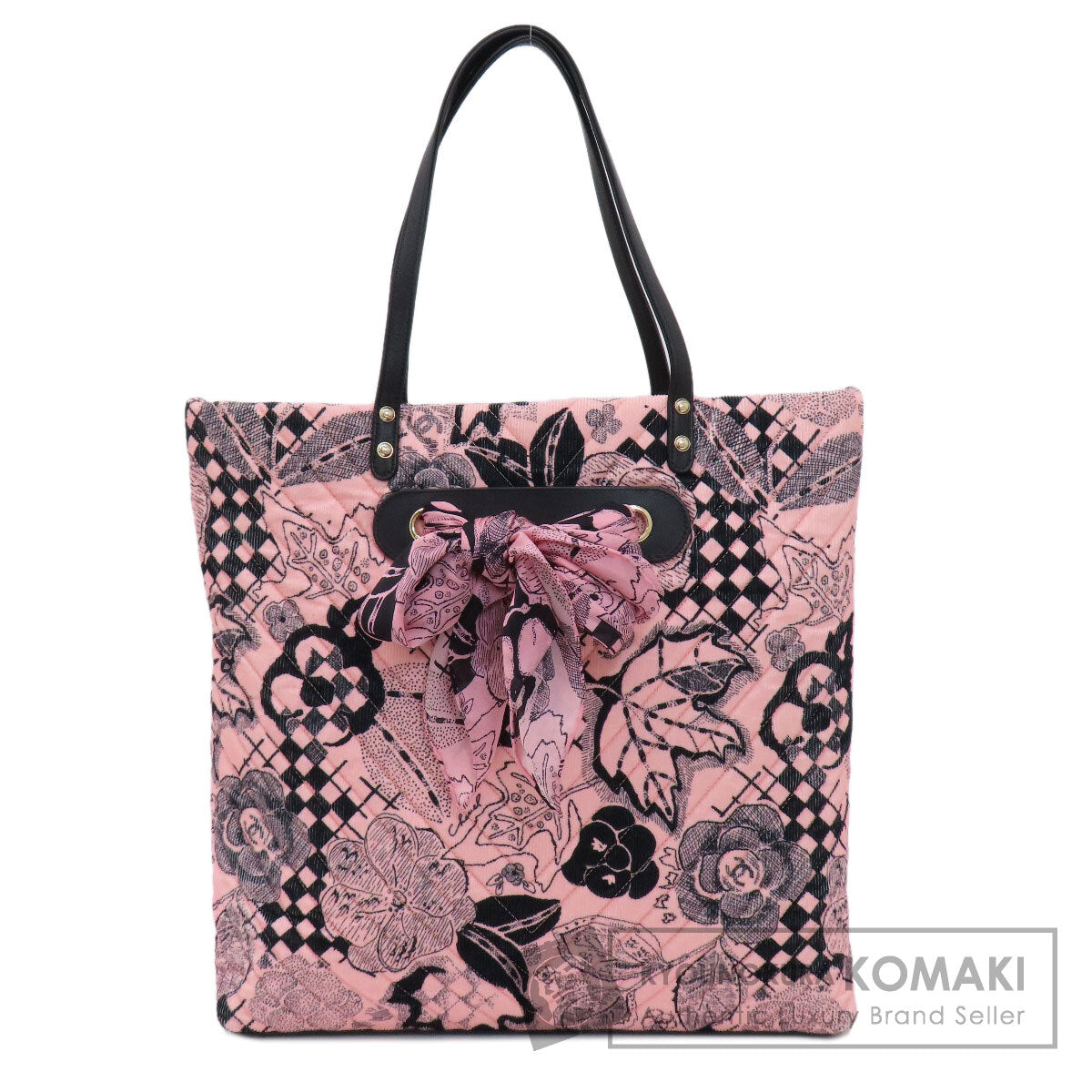 CHANEL   Tote Bag Camellia Tote Cotton Ladies