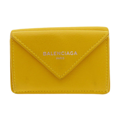 BALENCIAGA  391446 Bifold Wallet with Coin Pocket Compact Wallet Paper Calf Ladies