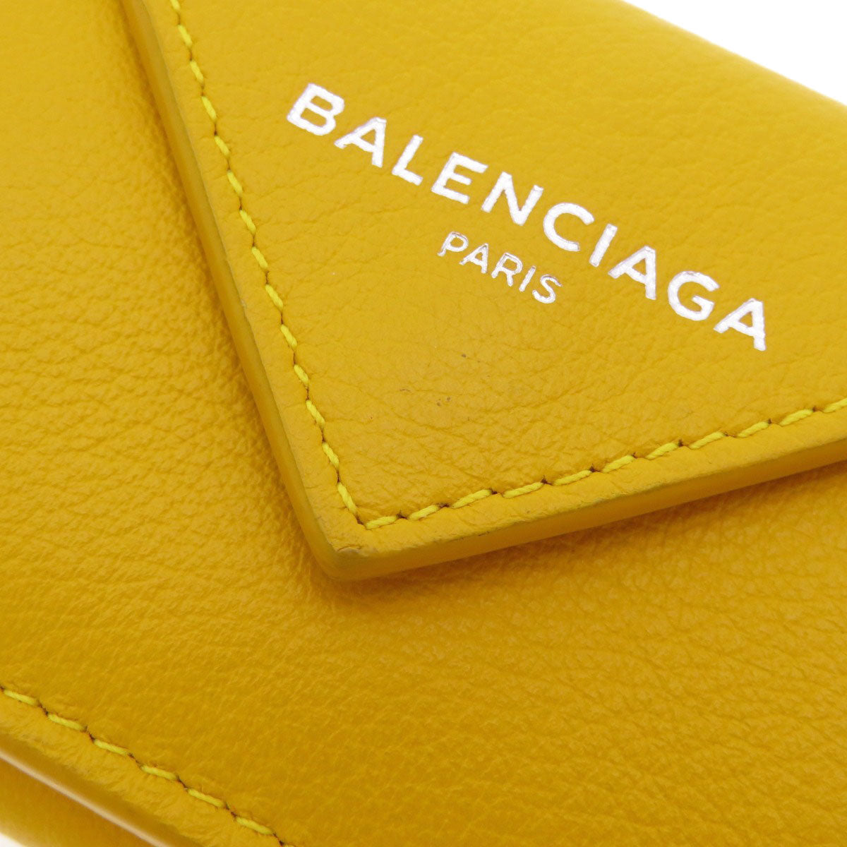 BALENCIAGA  391446 Bifold Wallet with Coin Pocket Compact Wallet Paper Calf Ladies