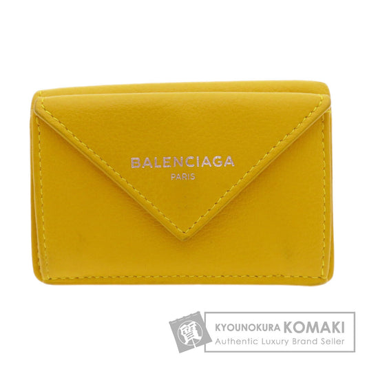 BALENCIAGA  391446 Bifold Wallet with Coin Pocket Compact Wallet Paper Calf Ladies