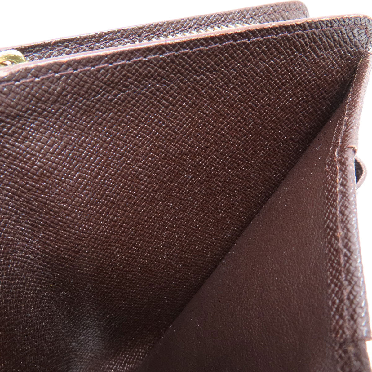 LOUIS VUITTON M61668 Compact Zip Damier Ebene Bifold Wallet with Coin Pocket Damier canvas Ladies [Used]