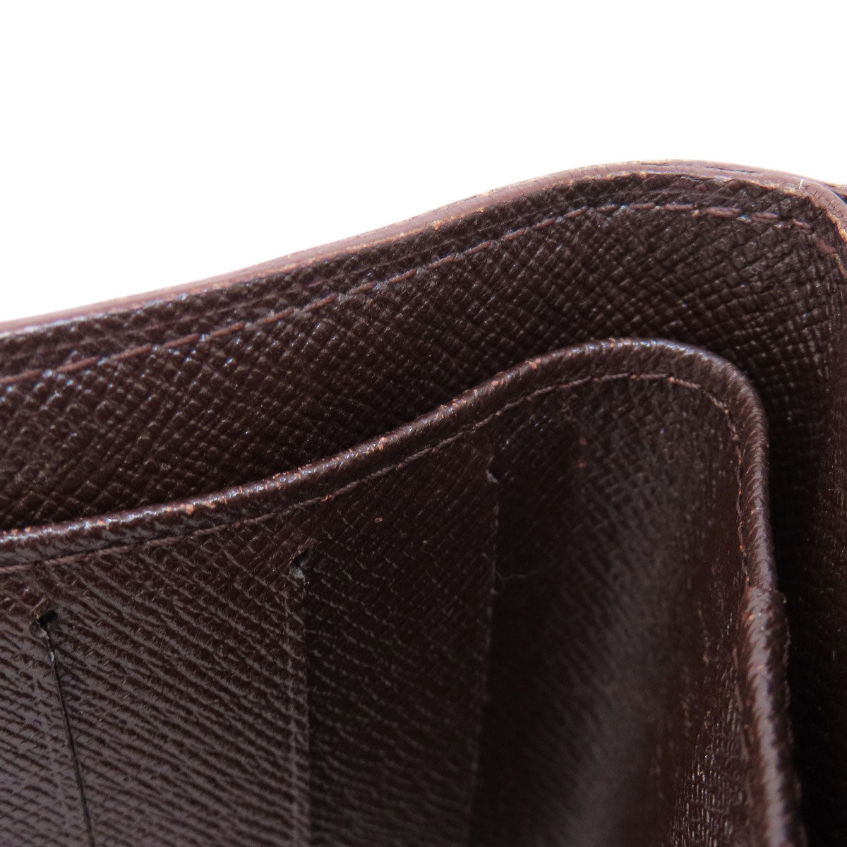 LOUIS VUITTON M61668 Compact Zip Damier Ebene Bifold Wallet with Coin Pocket Damier canvas Ladies [Used]