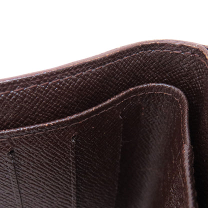 LOUIS VUITTON M61668 Compact Zip Damier Ebene Bifold Wallet with Coin Pocket Damier canvas Ladies [Used]