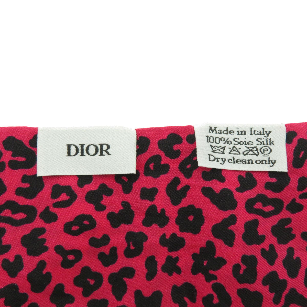 CHRISTIAN DIOR   Scarf Mitsa Leopard Silk Ladies