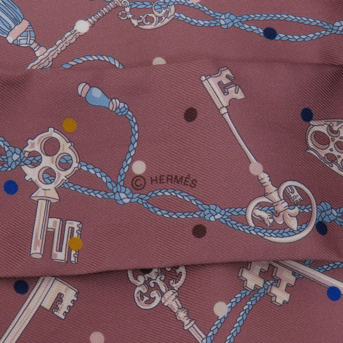 HERMES   Scarf Twilly Silk Ladies