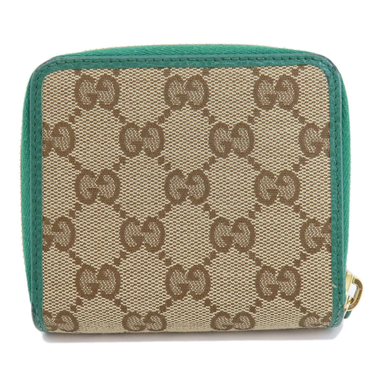 GUCCI  346056 Bifold Wallet with Coin Pocket GG outlet Canvas Ladies