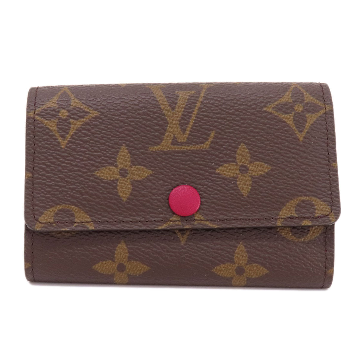 LOUIS VUITTON M60701 Multicles6 Monogram Fuchsia key holder Monogram canvas Ladies [Used]