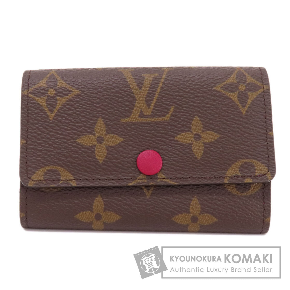 LOUIS VUITTON M60701 Multicles6 Monogram Fuchsia key holder Monogram canvas Ladies [Used]