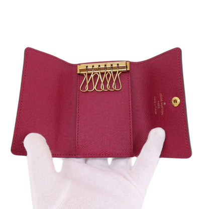 LOUIS VUITTON M60701 Multicles6 Monogram Fuchsia key holder Monogram canvas Ladies [Used]