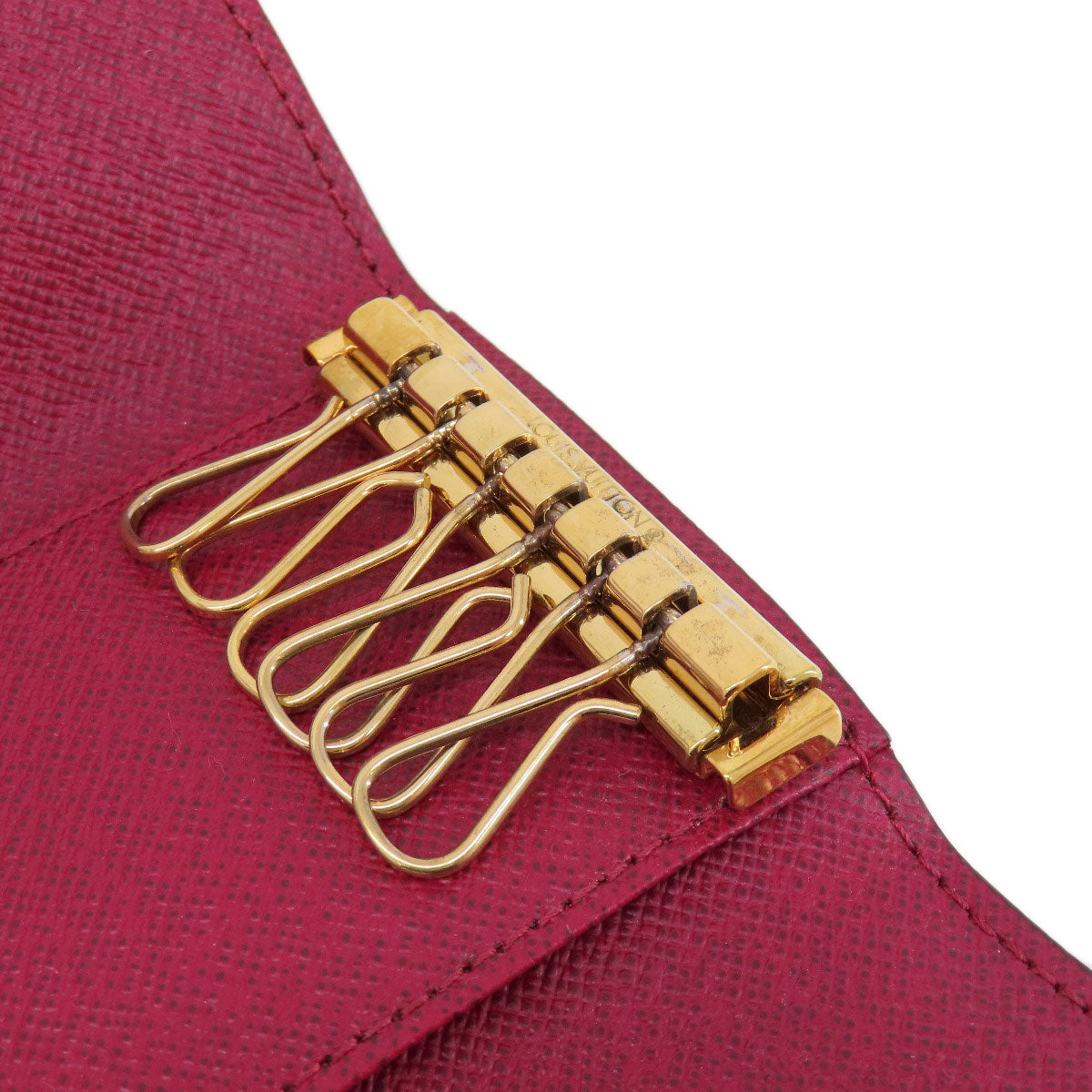 LOUIS VUITTON M60701 Multicles6 Monogram Fuchsia key holder Monogram canvas Ladies [Used]