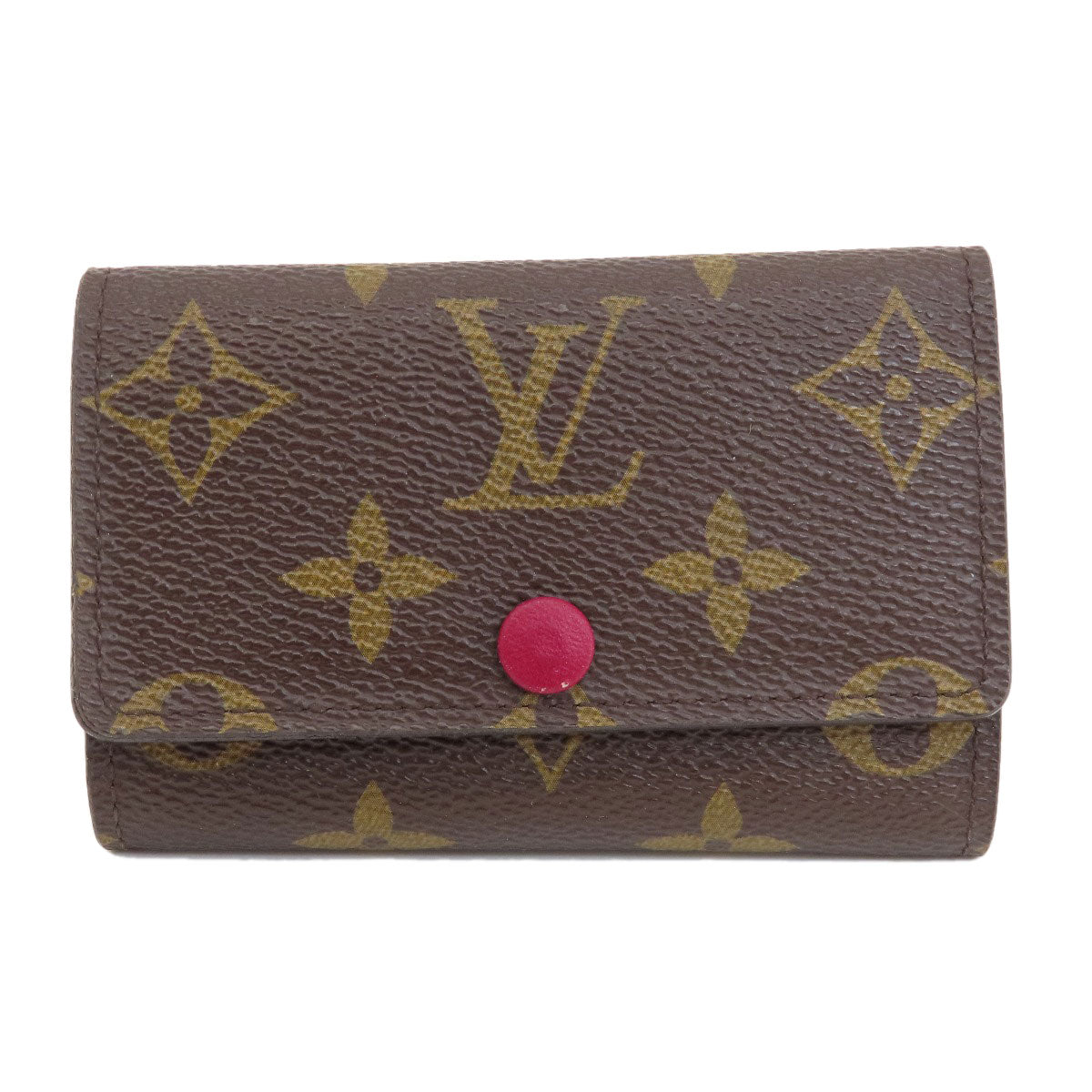 LOUIS VUITTON  M60701 key holder  Multicles6 Monogram Fuchsia Monogram canvas Ladies